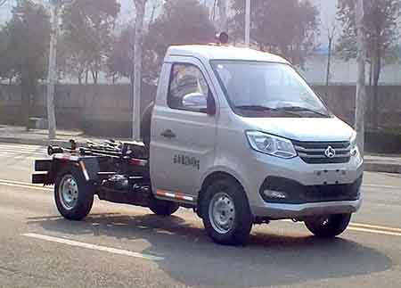 森源牌SMQ5032ZXXSCE6車廂可卸式垃圾車公告圖片