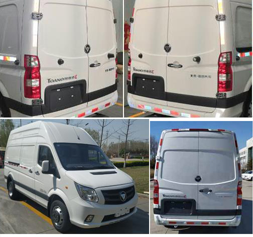 福田牌BJ5048XXY-M2厢式运输车公告图片