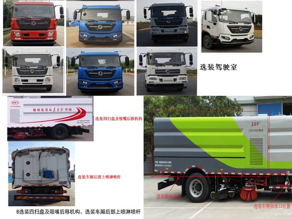 东方红牌LT5181TXSDF洗扫车公告图片