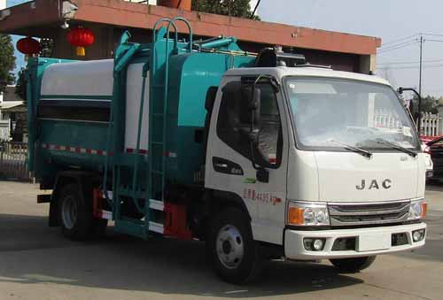 程力威牌CLW5040ZZZ6SL自装卸式垃圾车图片