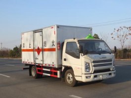 江特牌JDF5041XRQJ6易燃气体厢式运输车