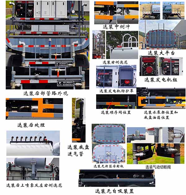 龙环牌FLM5186GPSDF6LH绿化喷洒车公告图片