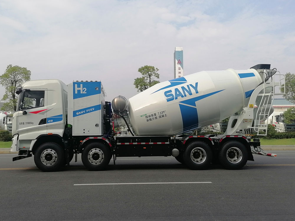 三一牌SYM5310GJB1FCEV1燃料電池混凝土攪拌運(yùn)輸車公告圖片