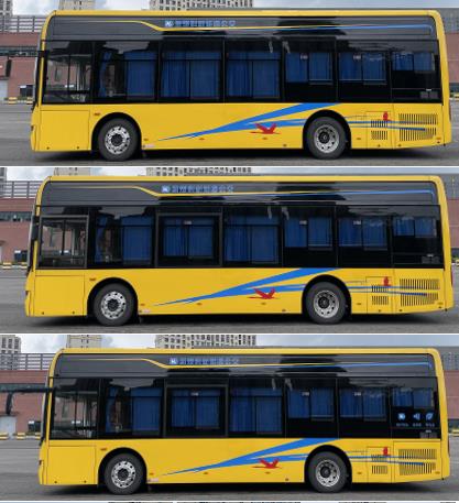 海格牌KLQ6106GAFCEV12燃料电池低入口城市客车公告图片