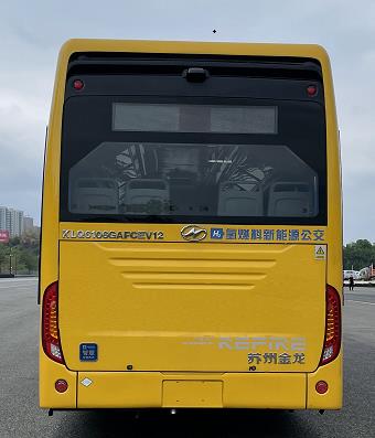 海格牌KLQ6106GAFCEV12燃料电池低入口城市客车公告图片