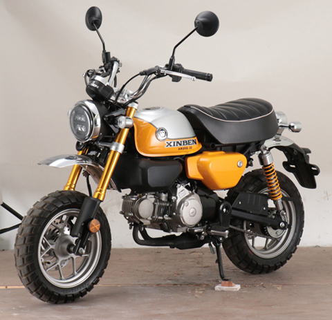 XB50Q-3D 新本牌50CC汽油前盘式后盘式两轮轻便摩托车图片