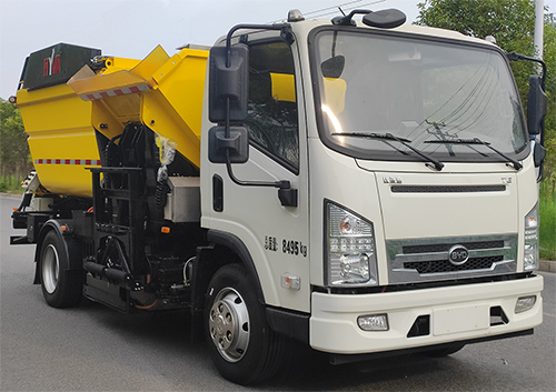 海沃牌HWJ5082ZZZBYBEV純電動自裝卸式垃圾車公告圖片