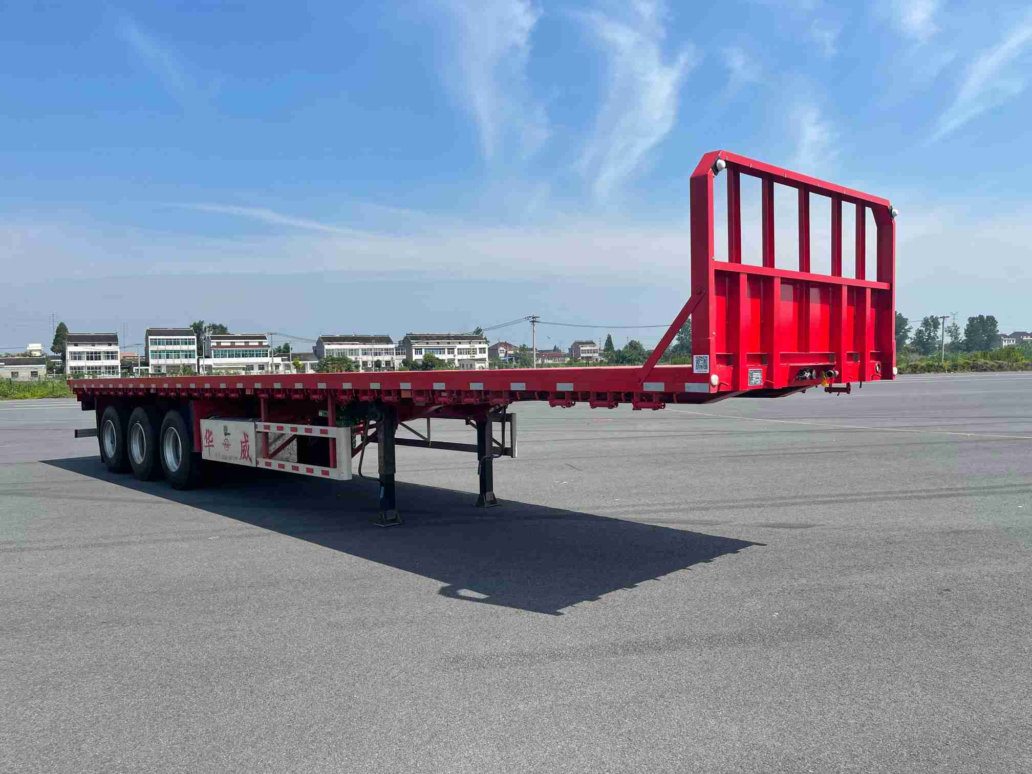 吉运牌13米34.5吨3轴平板运输半挂车(MCW9403TPB)