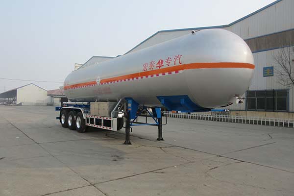 正康宏泰牌12.8米26吨3轴液化气体运输半挂车(HHT9402GYQ)