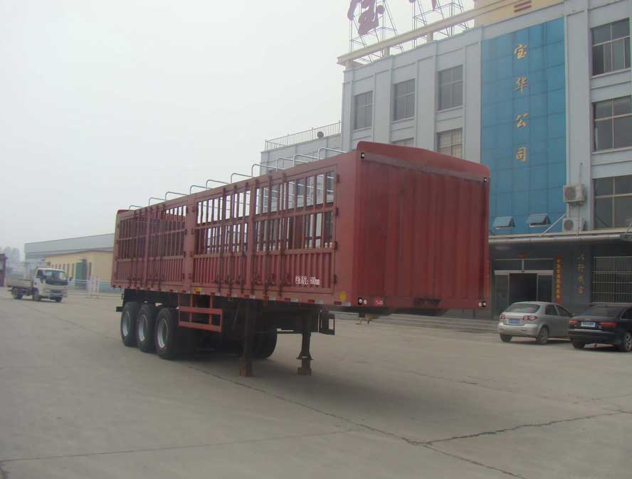 远东汽车牌10米34.7吨3轴仓栅式运输半挂车(YDA9400CCYA)