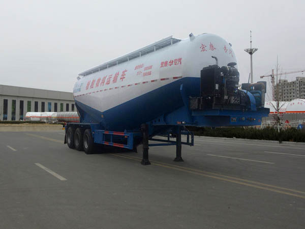 正康宏泰牌11.7米32.2吨3轴低密度粉粒物料运输半挂车(HHT9402GFLA)