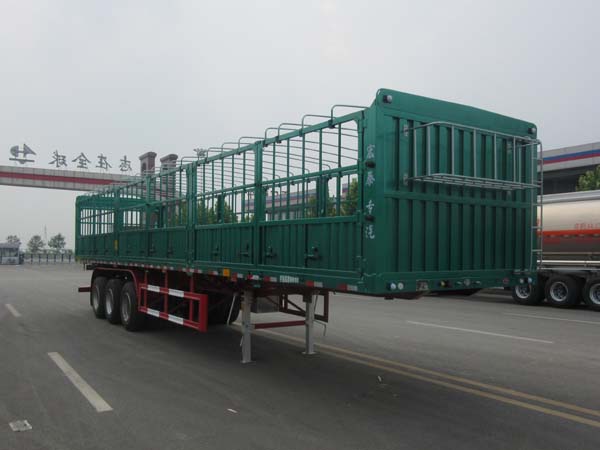 正康宏泰牌13米31.9吨3轴仓栅式运输半挂车(HHT9409CCY)