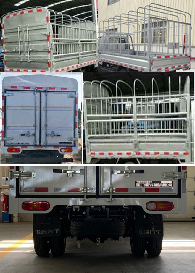 飛碟牌FD5033CCYR66K6-1倉(cāng)柵式運(yùn)輸車公告圖片