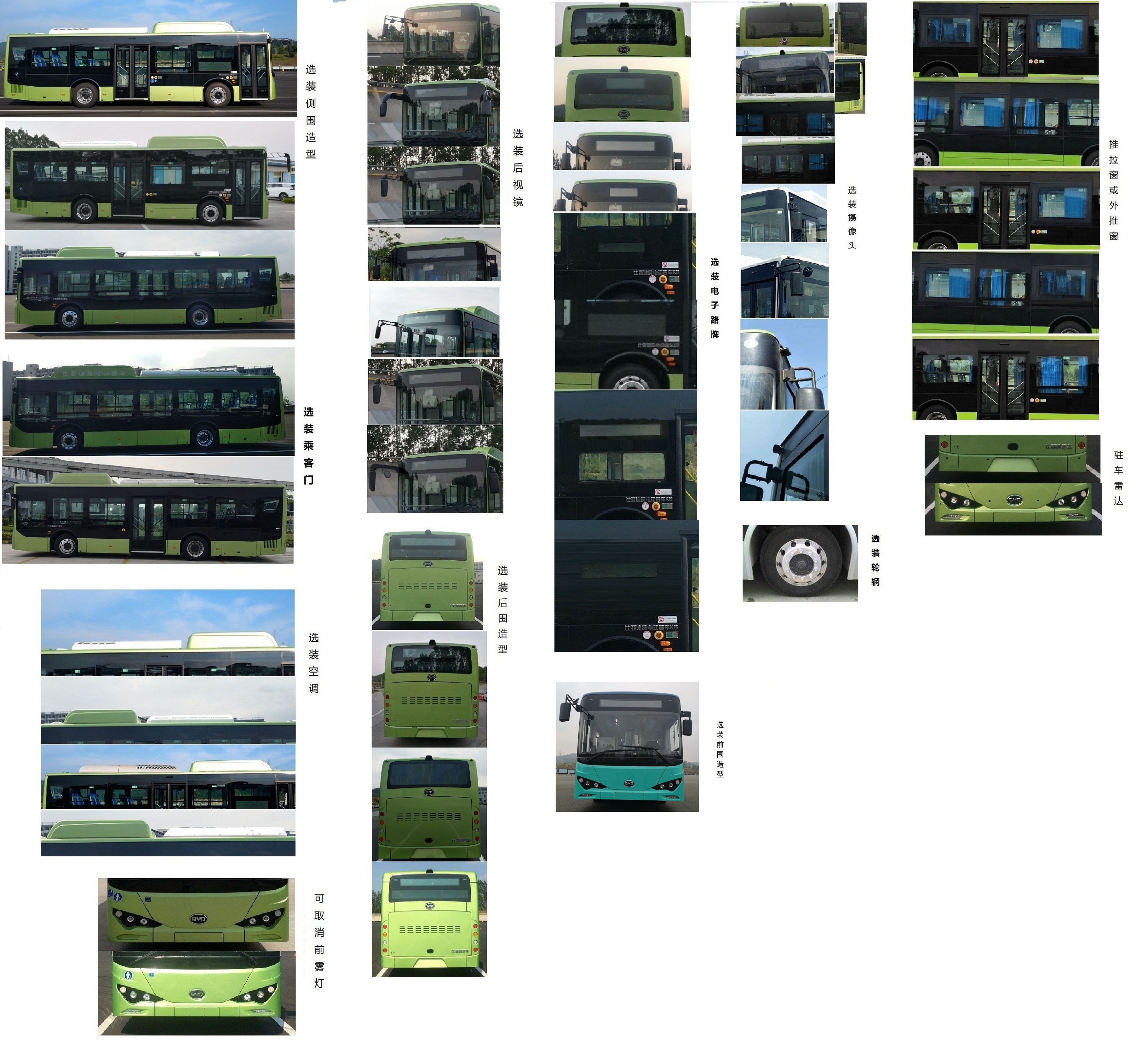 比亚迪牌BYD6101LGEV11纯电动低入口城市客车公告图片