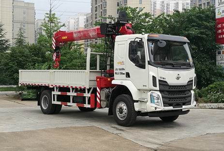 乘龙牌LZ5185JSQM3AC1随车起重运输车公告图片