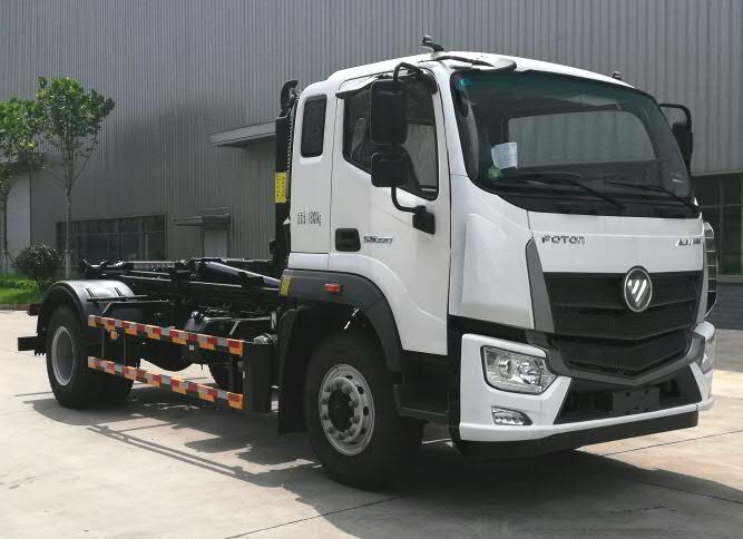 福田牌BJ5184ZXXE6-H1車廂可卸式垃圾車公告圖片