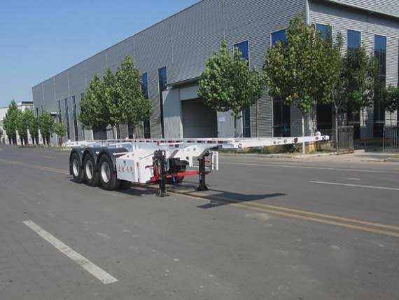 正康宏泰牌11米35.2吨3轴集装箱运输半挂车(HHT9407TJZ)