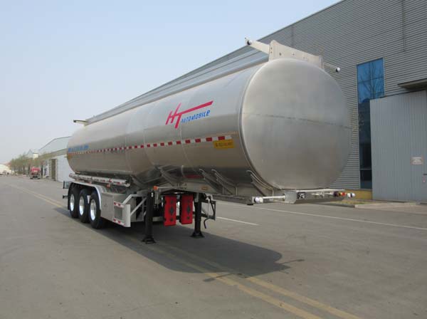 冀宁宏泰牌11.2米34.3吨3轴润滑油罐式运输半挂车(NHT9401GRH)