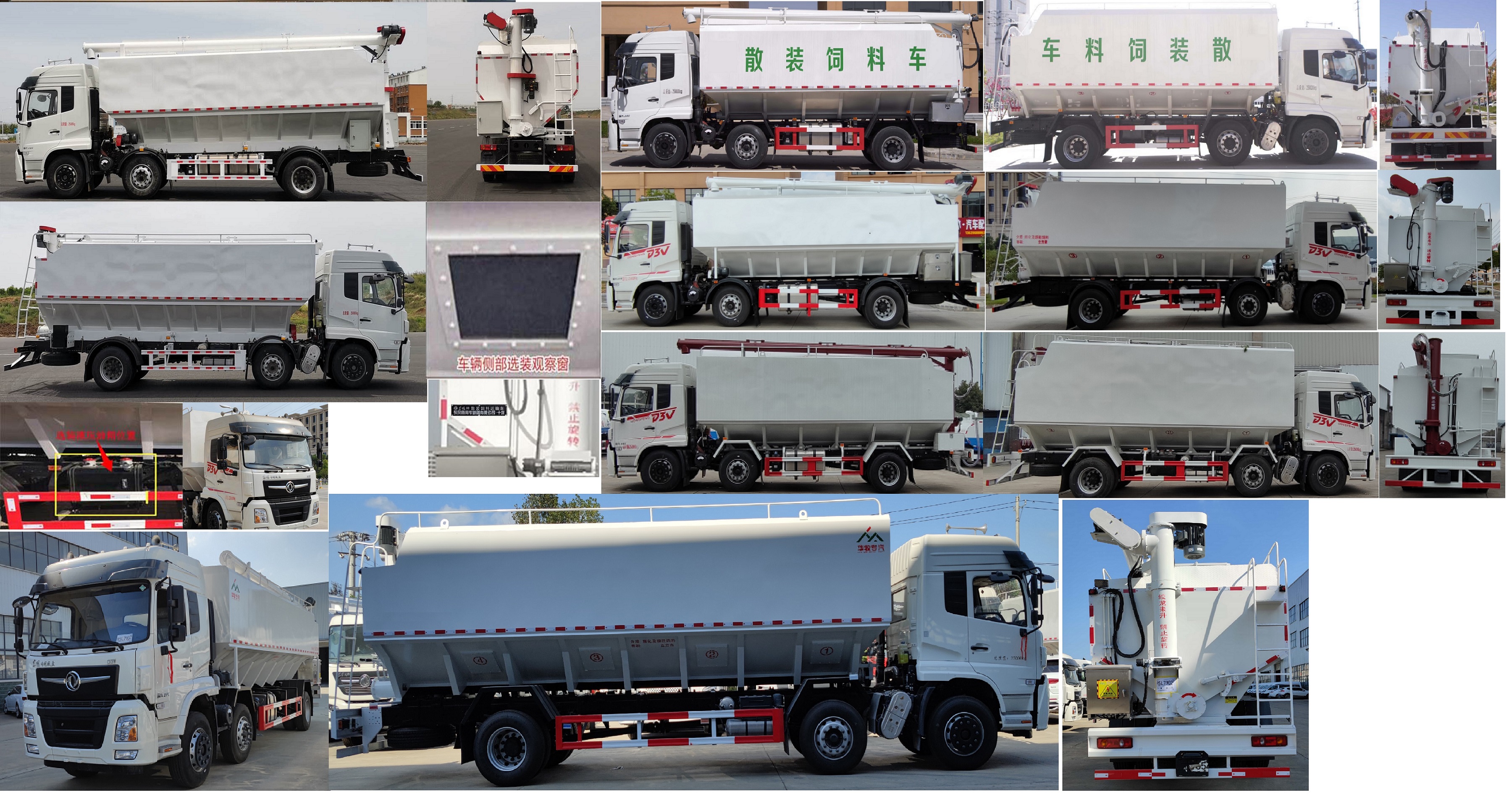 東風(fēng)牌DFV5253ZSLGP6D散裝飼料運(yùn)輸車公告圖片