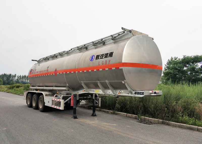陕汽牌SHN9400GRYP4201铝合金易燃液体罐式运输半挂车图片