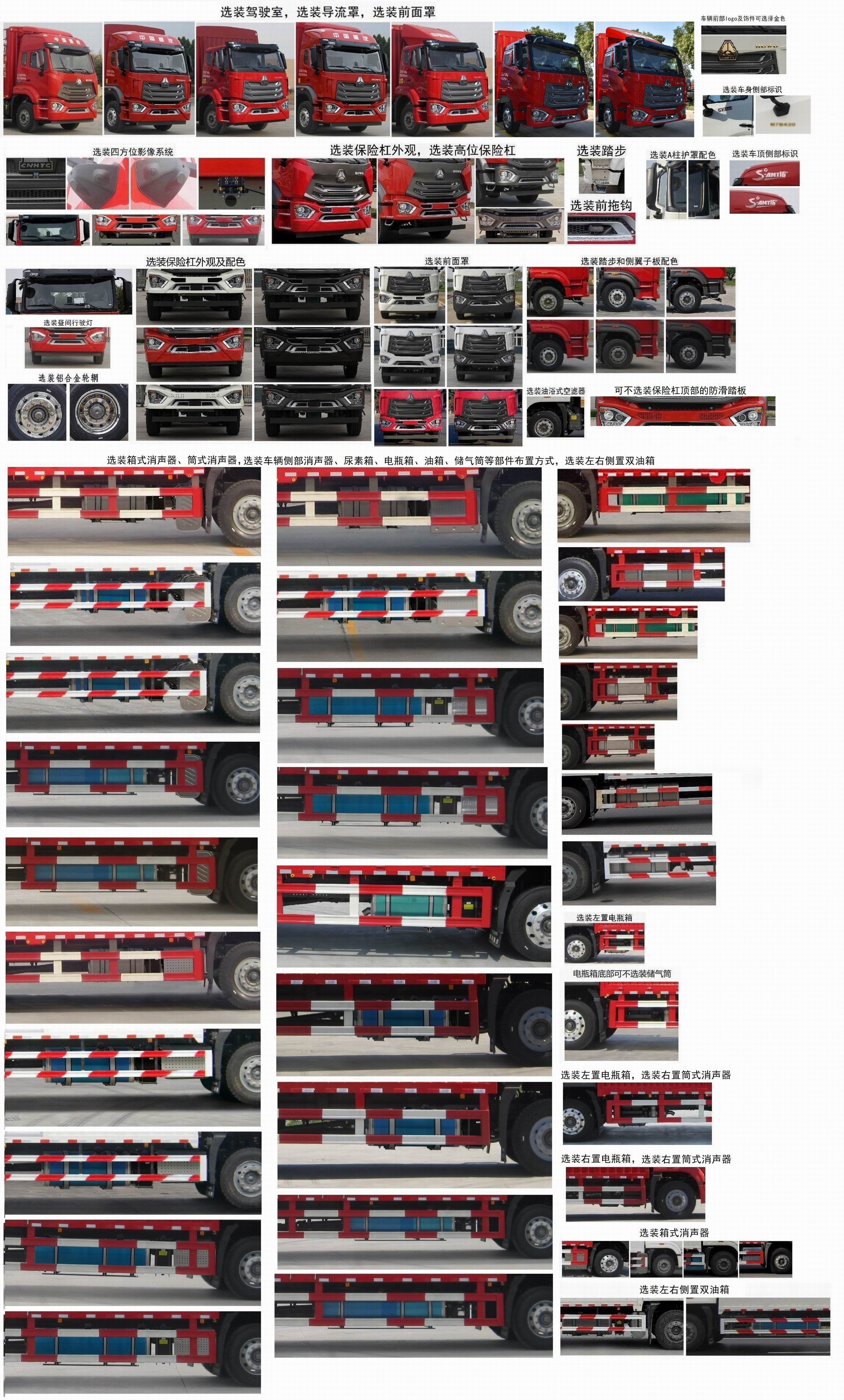 豪沃牌ZZ5167CCYK511JF1倉柵式運輸車公告圖片
