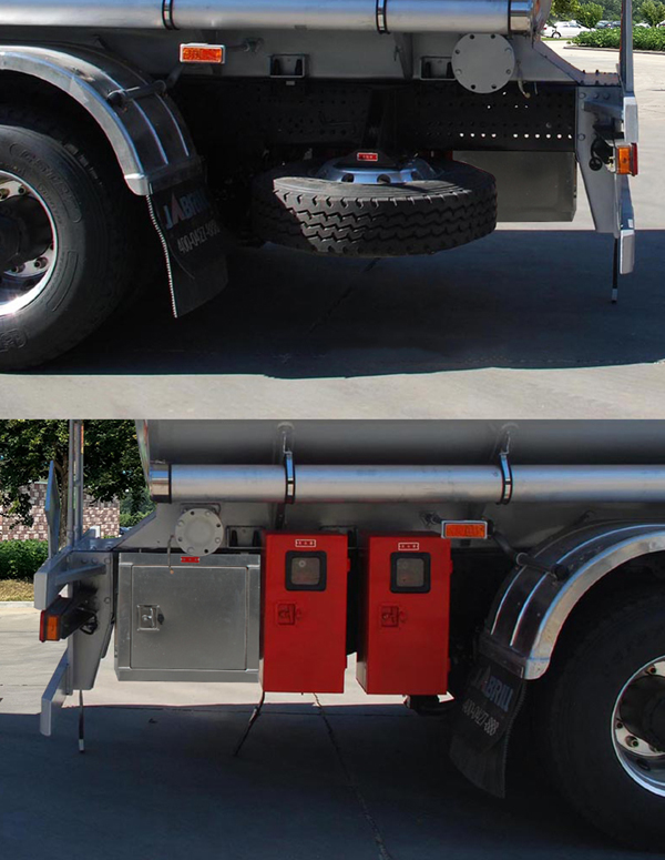 金碧牌PJQ5320GRY易燃液体罐式运输车公告图片