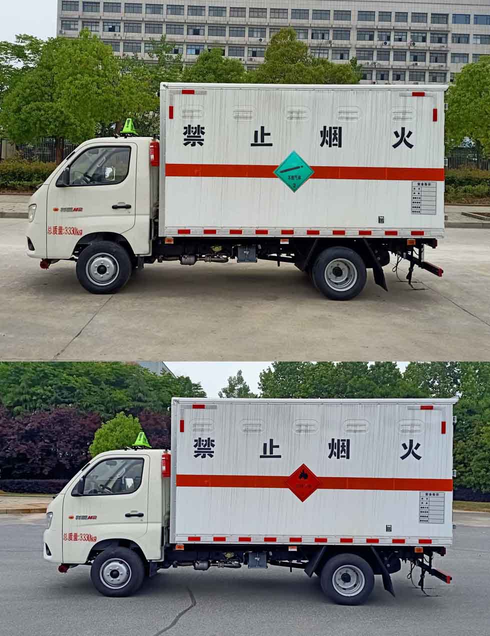 楚飞牌CLQ5030XRQ6BJ易燃气体厢式运输车公告图片