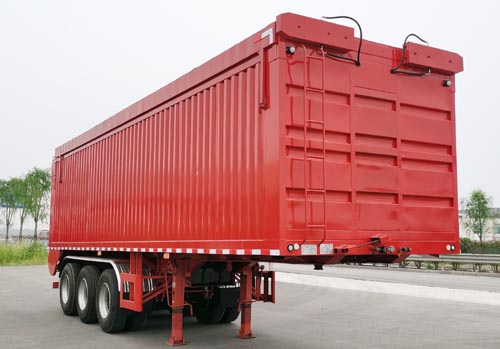 华鲁业兴牌9.7米30.9吨3轴散装粮食运输半挂车(HYX9407ZLS)