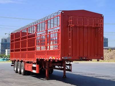 南明牌13米33.8吨3轴仓栅式运输半挂车(LSY9402CCY)