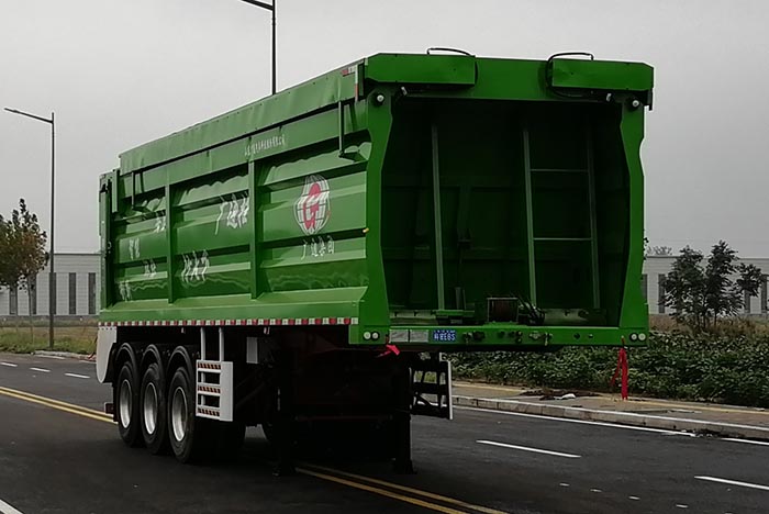 广通达牌10米31.5吨3轴散装粮食运输半挂车(JKQ9400ZLS)