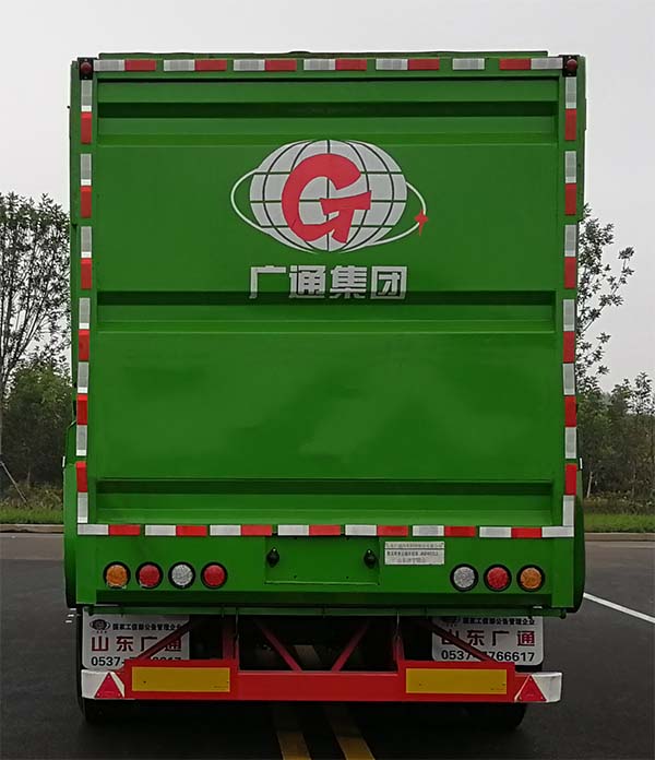 广通达牌JKQ9400ZLS散装粮食运输半挂车公告图片