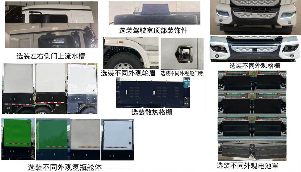 凌宇牌CLY5310GJB32FCEV燃料电池混凝土搅拌运输车公告图片