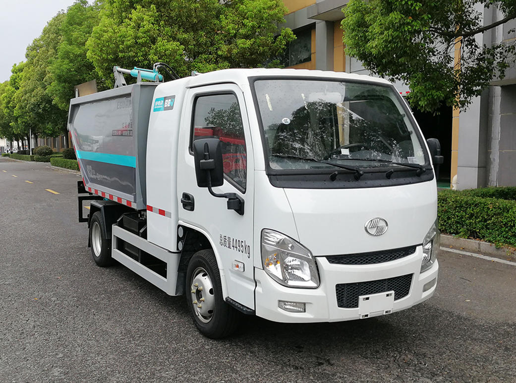 合加牌HJK5040ZZZASHBEV純電動自裝卸式垃圾車公告圖片