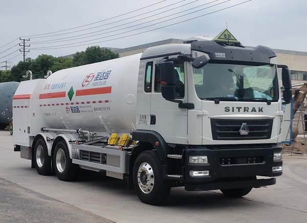 圣達因牌SDY5240GDYY1低溫液體運輸車公告圖片