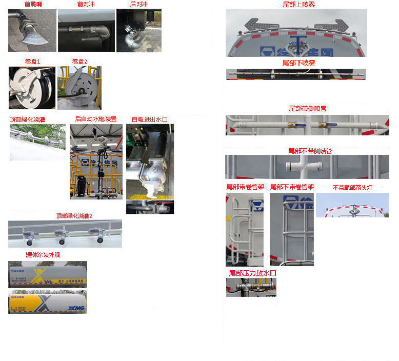 徐工牌DXA5186GPSD6绿化喷洒车公告图片