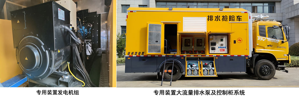 海倫哲牌XHZ5160TPSD6大流量排水搶險(xiǎn)車(chē)公告圖片