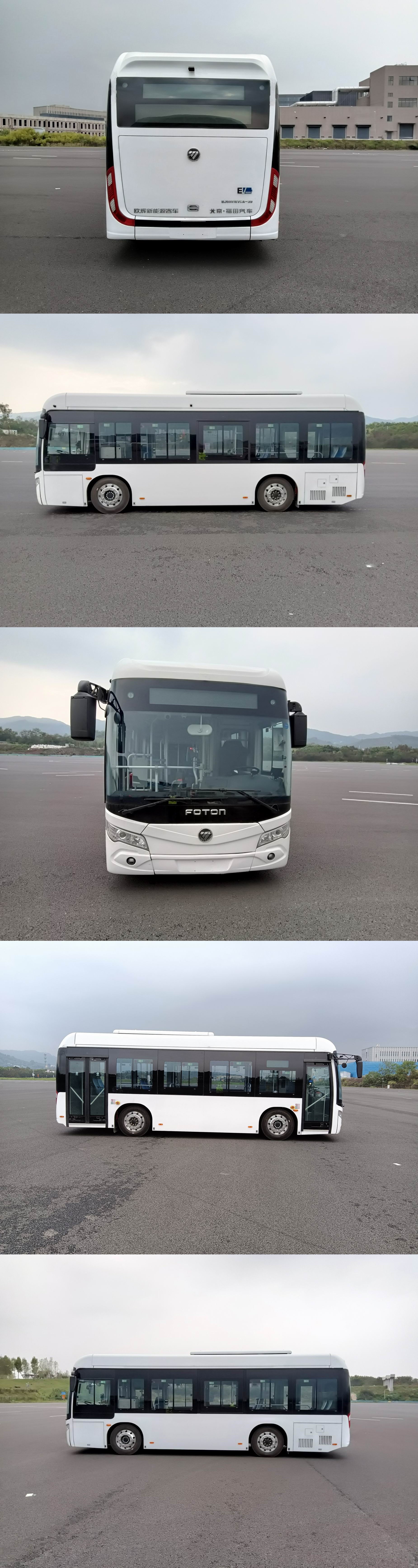 福田牌BJ6851EVCA-39纯电动低地板城市客车公告图片