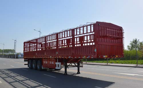 天骏德锦牌13米31.9吨3轴仓栅式运输半挂车(TJV9400CCYF)
