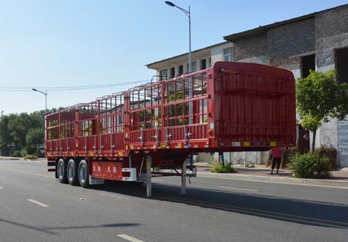 天骏德锦牌13米31吨3轴仓栅式运输半挂车(TJV9370CCYG)