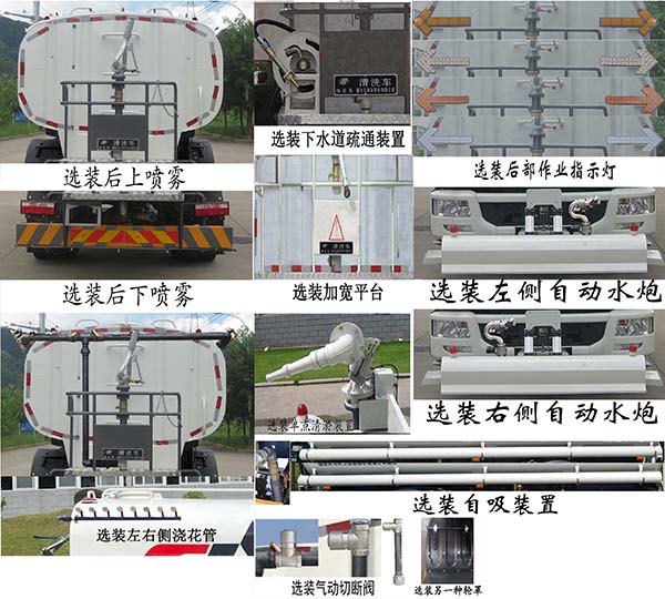 福龙马牌FLM5180GQXDG6清洗车公告图片