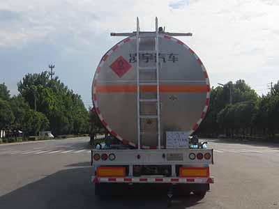 凌宇牌CLY9408GRYS铝合金易燃液体罐式运输半挂车公告图片