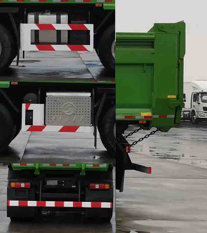 陜汽牌SX5319ZLJ5D286自卸式垃圾車公告圖片