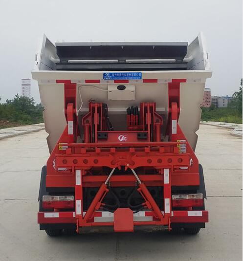 程力威牌CLW5070ZZZ6RL自装卸式垃圾车公告图片