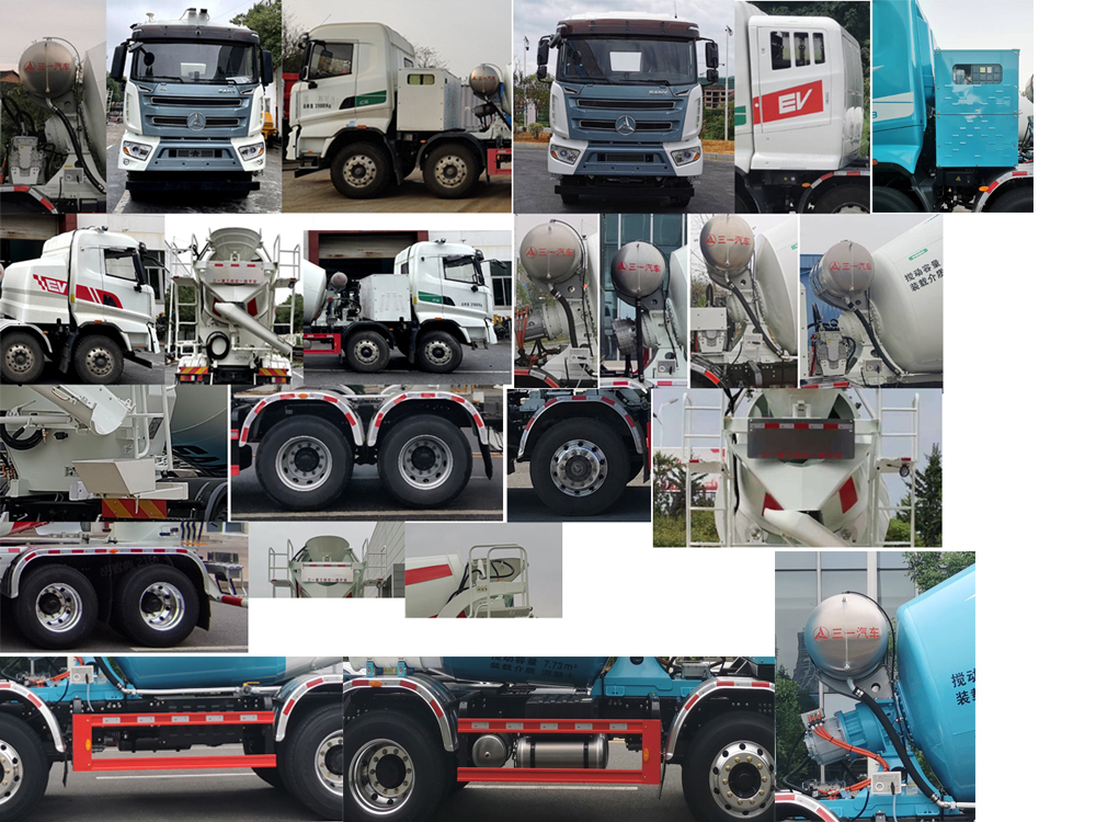 三一牌SYM5316GJB2BEV純電動(dòng)混凝土攪拌運(yùn)輸車公告圖片