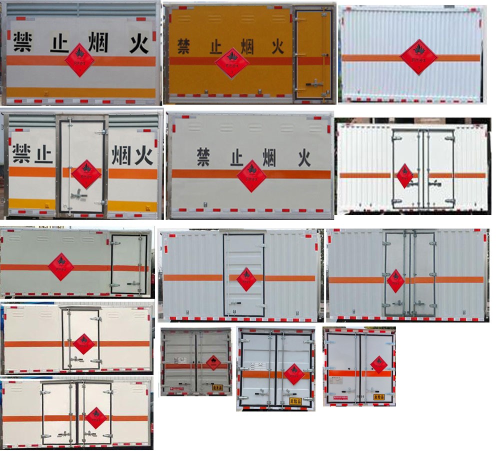 舜德牌SDS5040XRYB6易燃液体厢式运输车公告图片