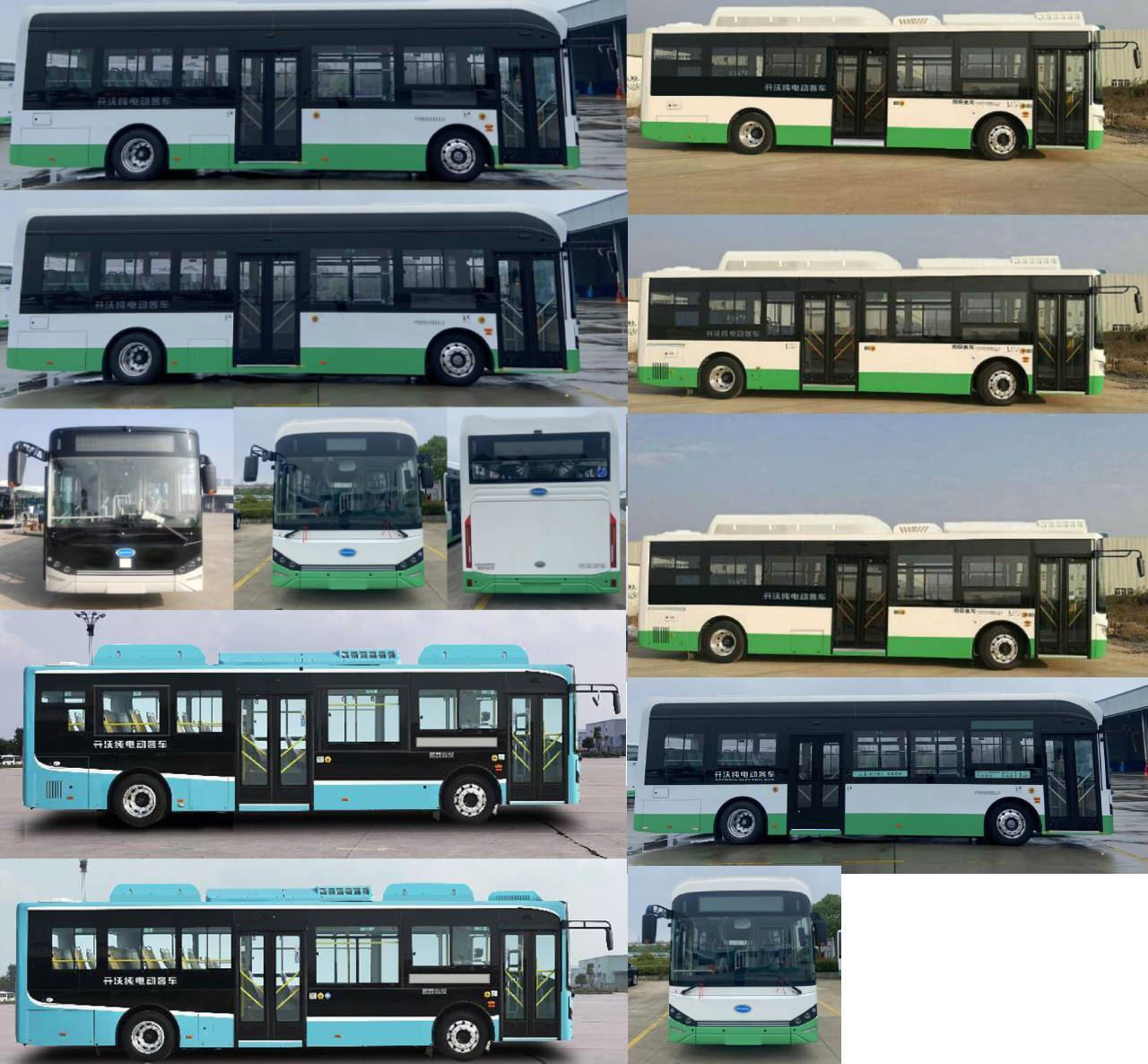 开沃牌NJL6106EV3纯电动低入口城市客车公告图片