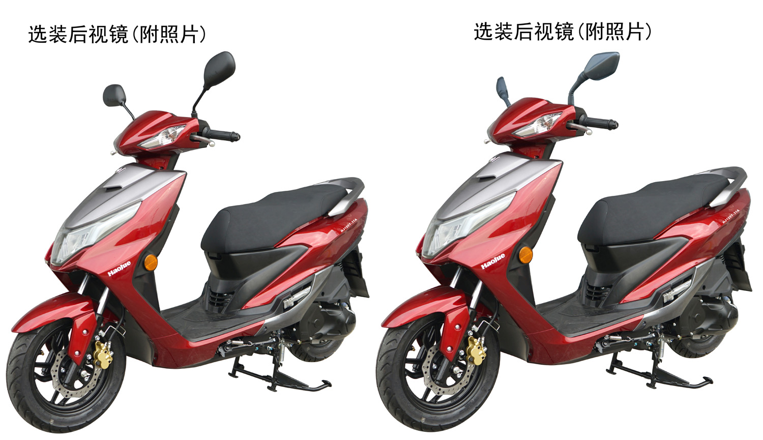 豪爵牌HJ125T-31A两轮摩托车公告图片