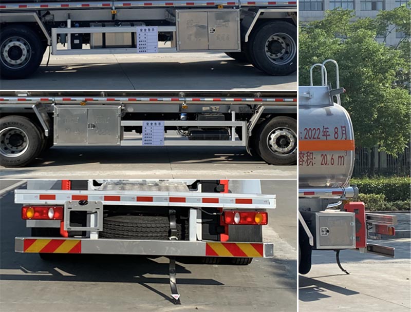 楚飛牌CLQ5265GYY6DA鋁合金運油車公告圖片