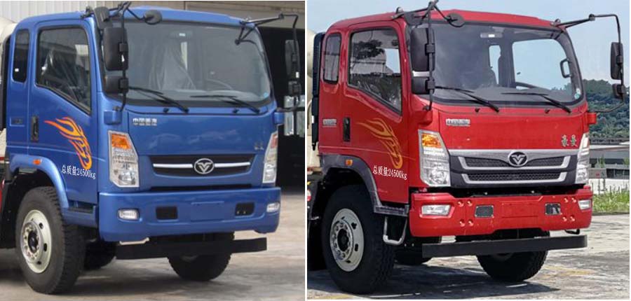 亞特重工牌TZ5248GJBZA0F混凝土攪拌運輸車公告圖片