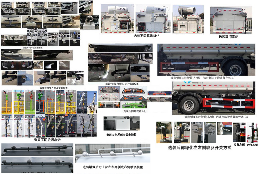 东风牌EQ5160GPSSEH6绿化喷洒车公告图片